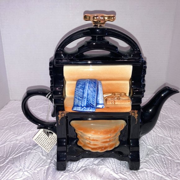 Teapot Paul Cardew Design Washing Mangle (Wringer) with Sugar Box 4 pieces - Picture 6 of 11